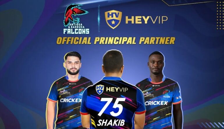 HEYVIP Named Official Principal Partner of Antigua & Barbuda Falcons This Caribbean Cricket Season 2025